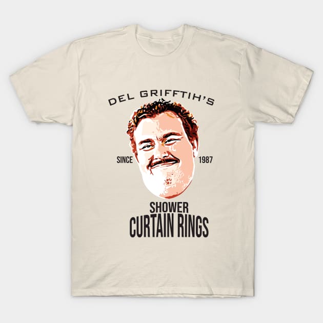 Del Griffith's Shower Curtain Rings - Since 1987 T-Shirt by Geminiguys